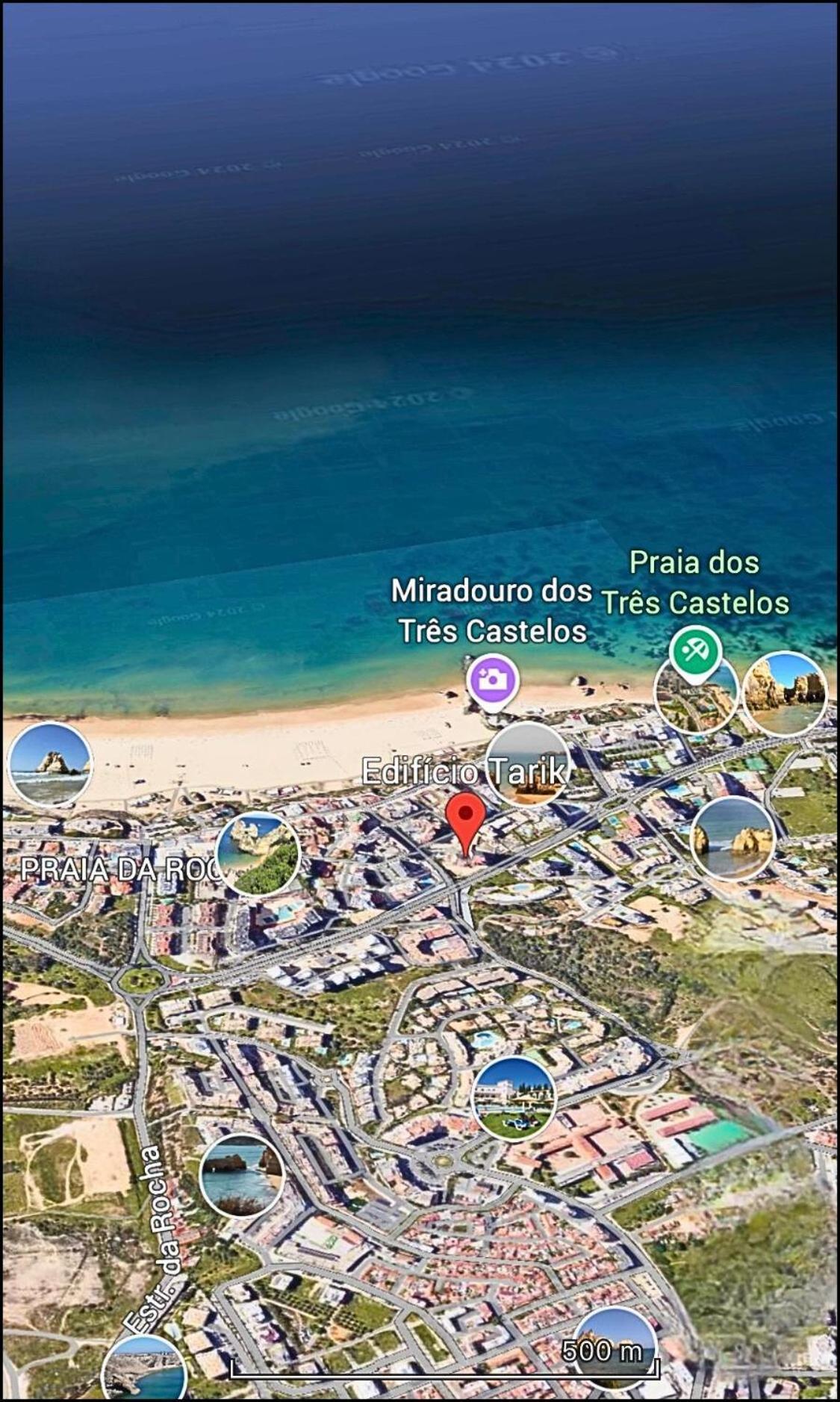 Luxury 2 Min Beach With Balcony, Ocean View, Wifi, Ac, Smarttv Portimão Buitenkant foto